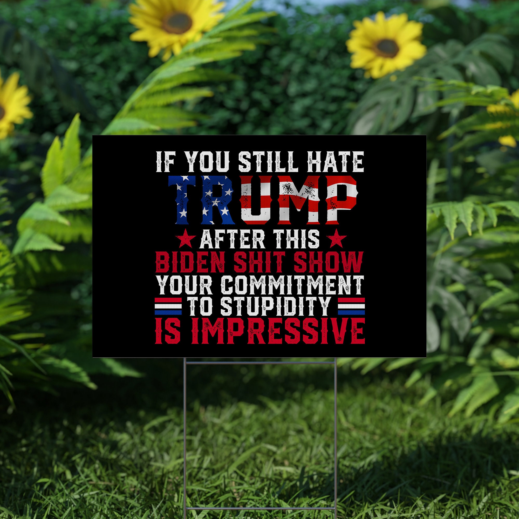 Discover Donald Trump Yard Sign - Trump 2024 Campaign Design