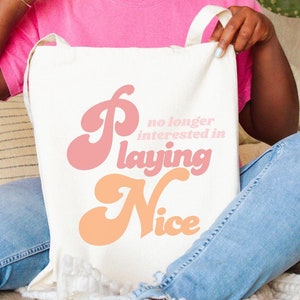 Feminist Tote Bag, Reusable Canvas Activist Statement, Gift for Her, Cotton Shopping Bag, Eco-Friendly Shoulder Bag, Gift Bag, Travel