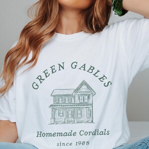 T-shirt Anne of Green Gables: literair T-shirt in vintagestijl, leesgrage cadeau