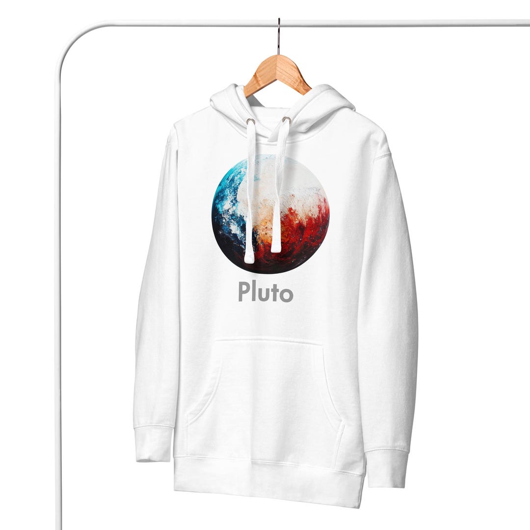 Planet Spaceship Print Pattern Men Women Pullover Hoodie