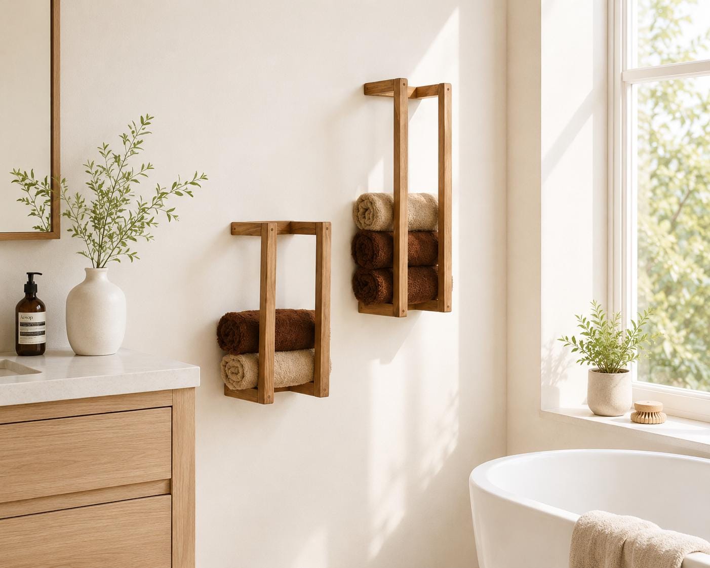 Badezimmer handtuch regal