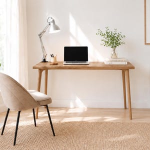 ALDA Schreibtisch aus massivem Kiefernholz / 4-beiniger Schreibtisch / Bürotisch / Arbeitstisch / Art.-Nr. 1600/1610/1620/1630, verschiedene Größen