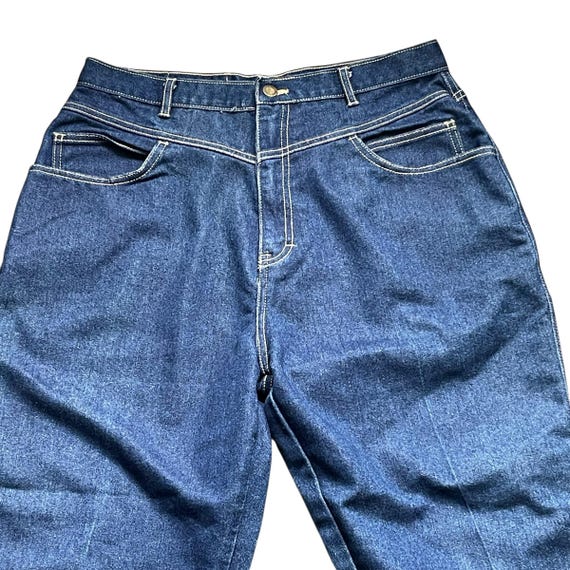 Vintage Fabriano Blue Mom Jeans: High Waisted Denim, 80s/90s Style