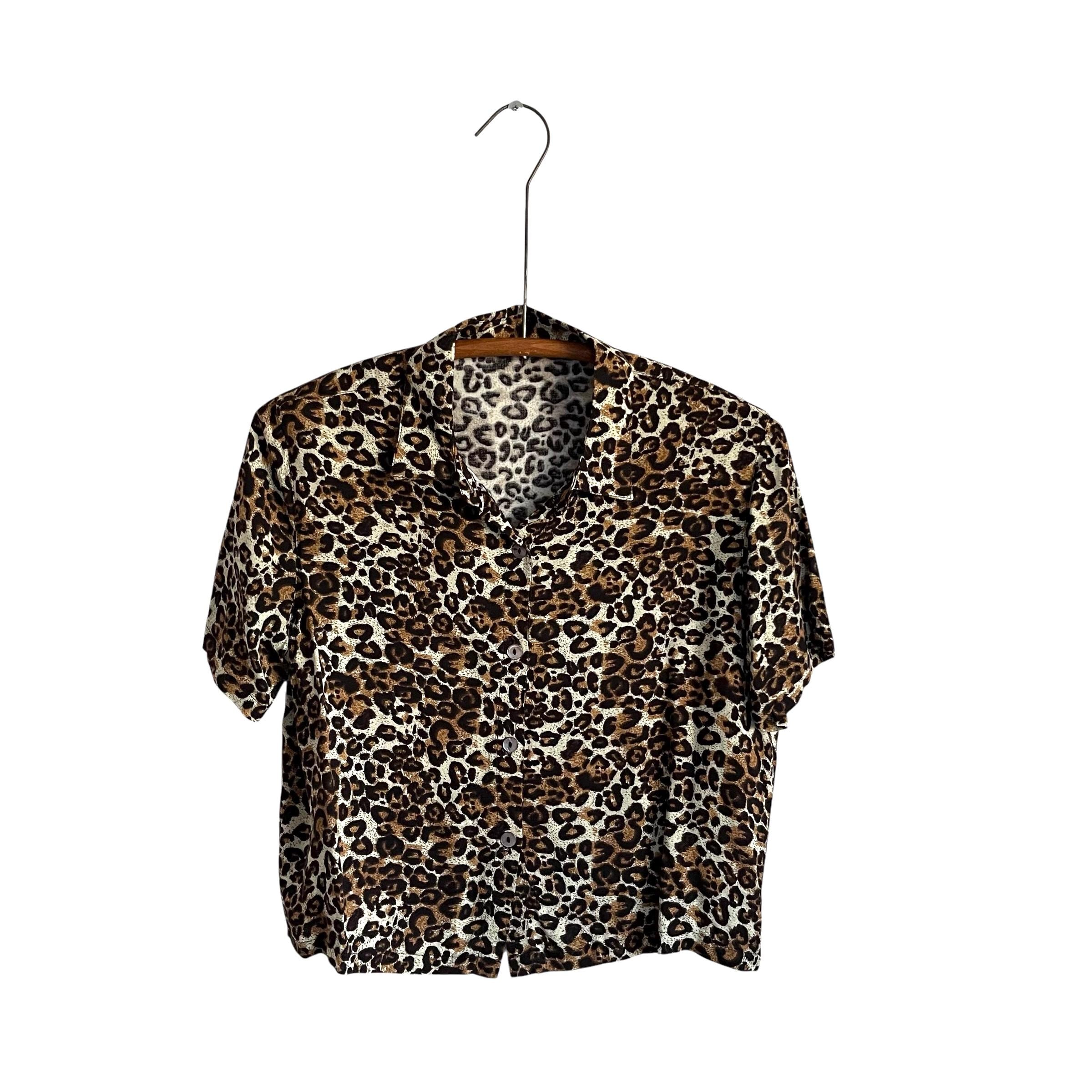 2000s Leopard Top - Etsy 2000s Leopard Top - Etsy