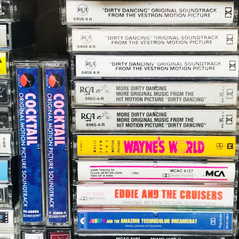 Cassette Tapes Movie Soundtracks 60s 70s 80s 90s Music Etsy