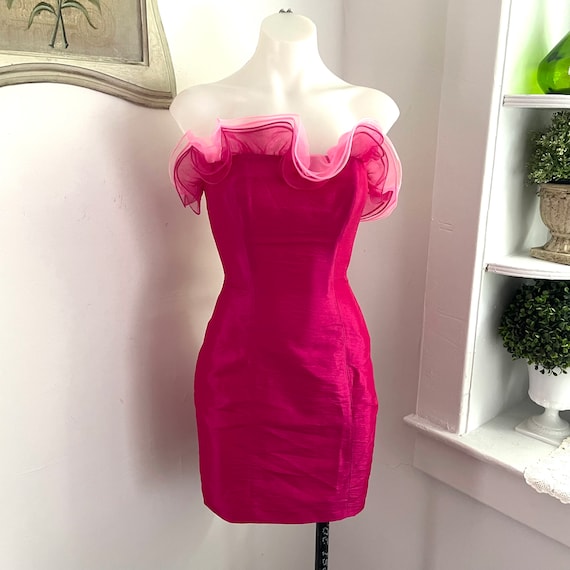 Betsey johnson ruffle dress deals