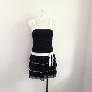 Vintage Amy Byer Black Ruffle Dress. Ruched Ruffle Dress. Y2K Black White Ruffle Dress. 90s Y2K Drpp Waist Dress. Vintage Party Dress. XS. S - Etsy Vintage Amy Byer Black Ruffle Dress. Ruched Ruffle Dress. Y2K Black White Ruffle Dress. 90s Y2K Drpp Waist Dress. Vintage Party Dress. XS. S - Etsy