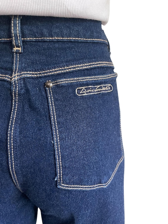 Vintage 80s High Waisted Jeans. Gloria Vanderbilt Blue Denim Jeans. Straight Leg Stretch Blue Jeans. Skinny Blue Jeans Pants.  Preppy Jeans.