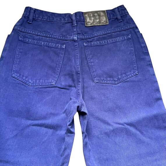 Vintage MODA International Indigo Blue Jeans: 80s High Waisted Denim