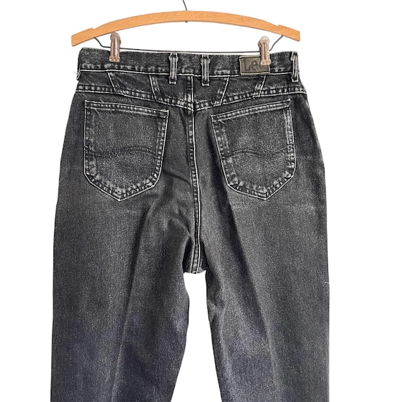 Vintage Lee Stonewashed Baggy Jeans. High Waisted Washed Out Denim Pants. Mom Jeans. Relaxed Fit. High Waist Jeans. Punk. Grunge. Goth.