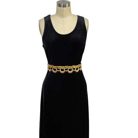 Vintage Ronni Nicole Black Velvet Max Dress. Sleeveless Velvet Dress. Black Velvet Maxi Dress. Whimisgoth Black Velvet Maxi Dress. 90s Y2k.