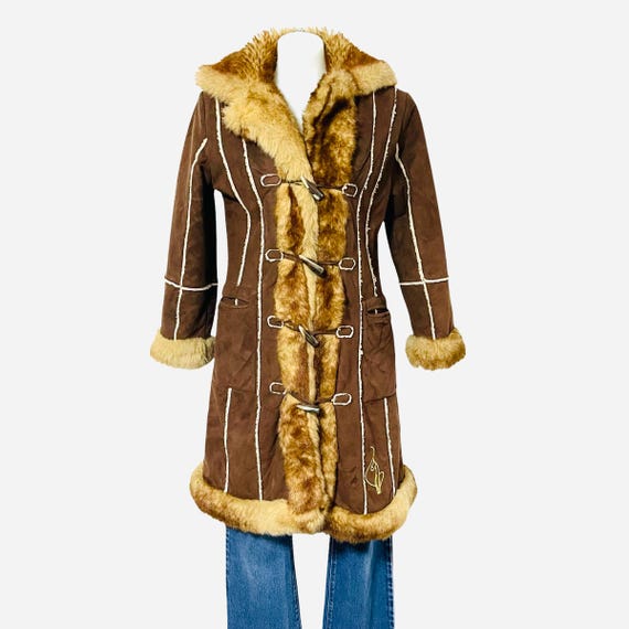 Vintage Baby Phat Suede Fur Trim Coat - Penny Lane Style