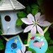 BIRD HOUSE BUNTING Machine embroidery Designs