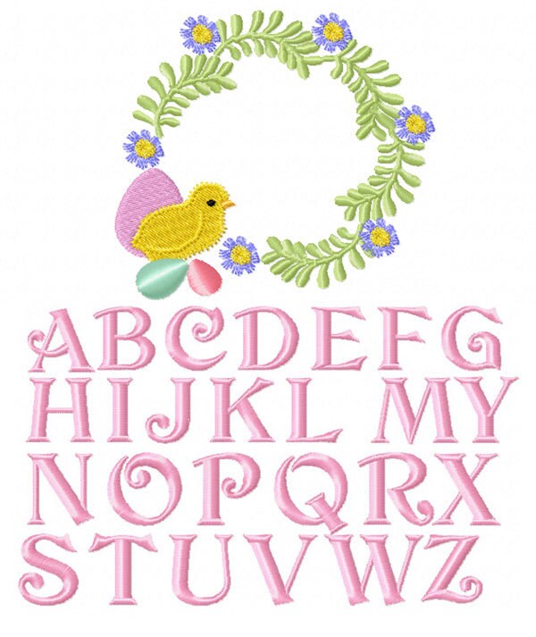 EASTER MONOGRAMS Machine Embroidery Designs - Etsy