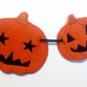 PUMPKIN HALLOWEEN BUNTING Machine embroidery Designs