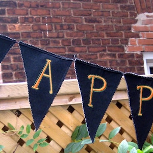 HALLOWEEN BUNTING Machine embroidery Designs