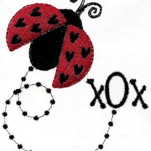 LADY LOVE BUGS  Machine Embroidery Designs