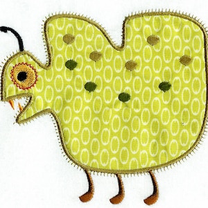 APPLIQUE MEANIE MONSTERS Machine embroidery Designs