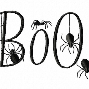 SPIDER FONT.   For the 4x4 hoop Machine Embroidery Designs
