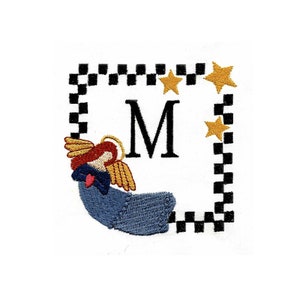 FOLK ART MONOGRAMS  15 Machine embroidery Designs