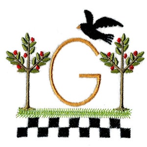 FOLK ART MONOGRAMS  9 Machine embroidery Designs