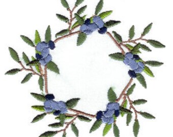 BLUEBERRY TEA borders and Frames. For the 4x4 hoop Prim/folk art Machine Embroidery Designs