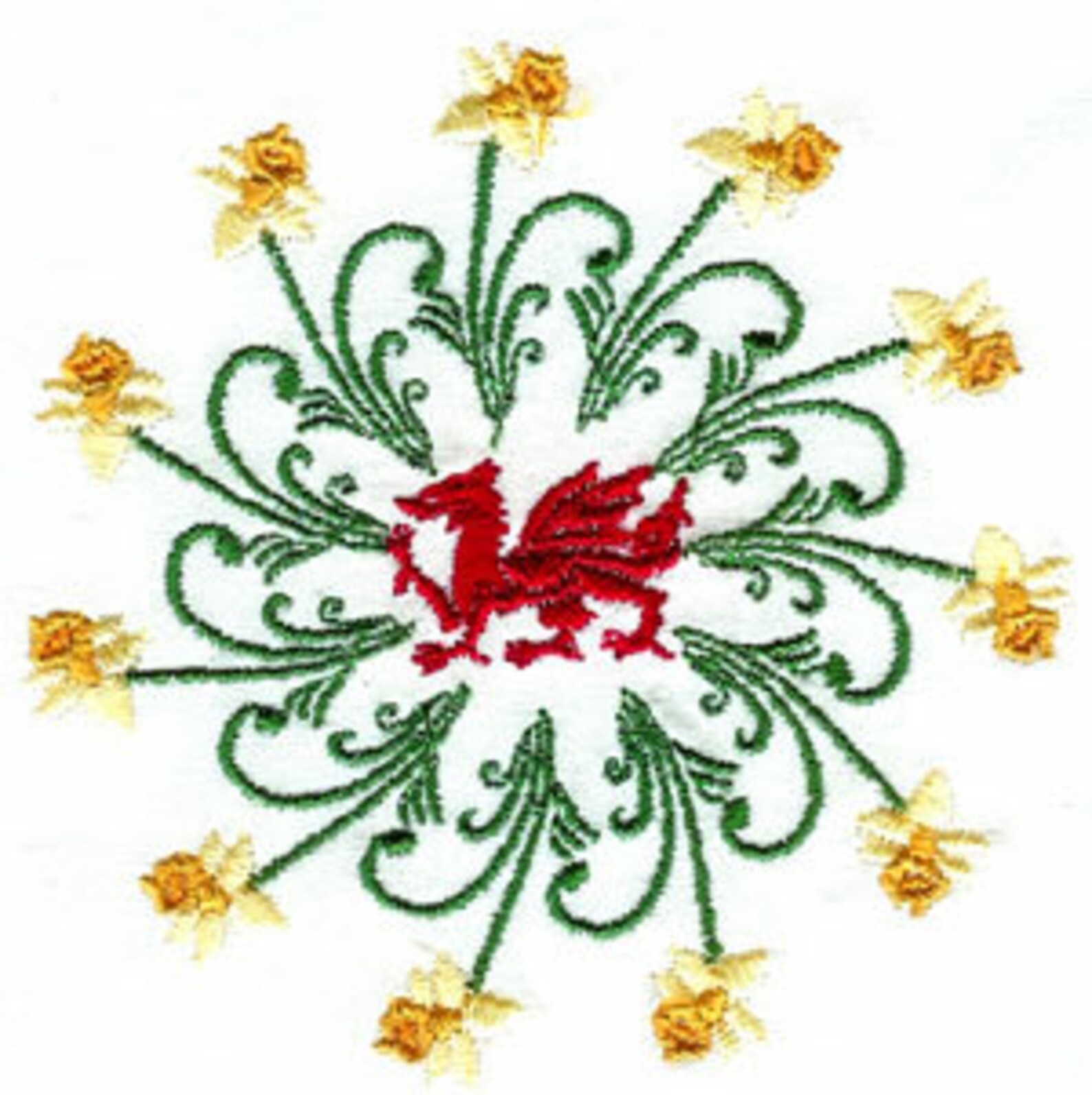 WELSH DAFFODILS. For the 4x4 hoop Machine Embroidery Designs Etsy