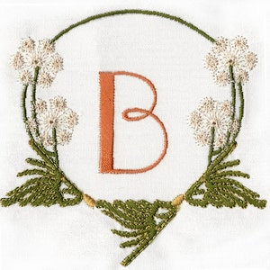DECO THISTLEDOWN MONOGRAMS Diseños de bordado de máquina
