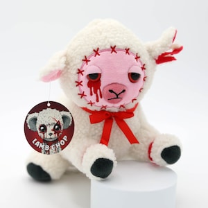 Petrifying Plushies Lamb Chop - Creepy Halloween Stuffed Animal Plushy Kids Toy