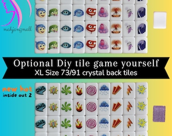 XL Seaside Escape Mahjong Tile Game: DIY Funny Party Game