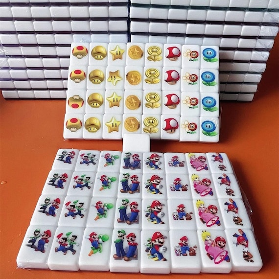 XL Seaside Escape Tiles Game: Handmade Mahjong Set