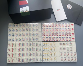 Original 2026 North America Soccer American Mahjong Set, 160 Tiles, Sports Mahjong Fan Gift