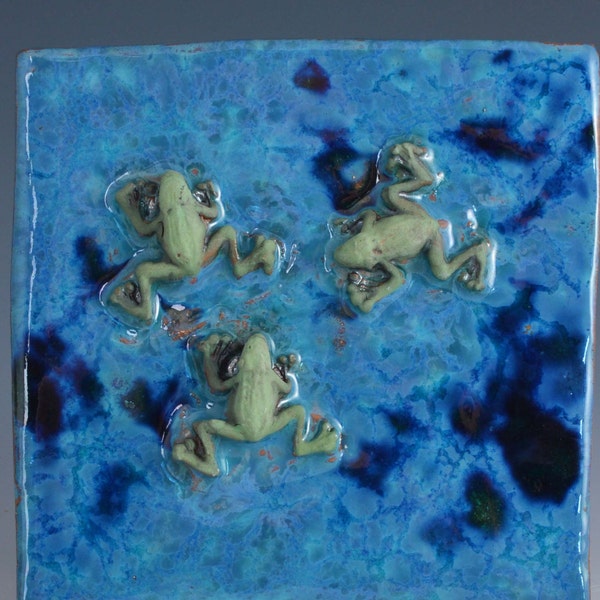 Decorative Ceramic Tile Frogs Pond Wall Tile