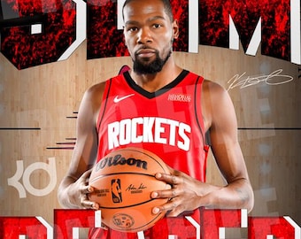 Kevin Durant Rockets PNG: Slim Reaper Shirt Design (Digital Download)