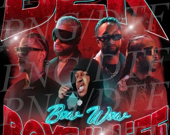 B2K boys 4 life tour Png, B2k boys 4 life Dtf print, bow wow print, red B2k Bow Wow Shirt Png, boys 4 life Dtf Print, 2025 B2K Png