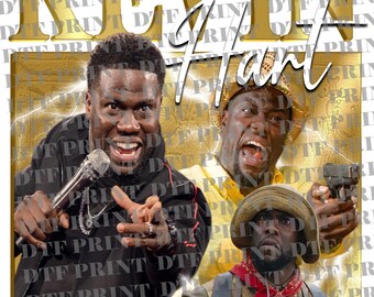 Kevin Hart T-Shirt PNG: DTF Fan Shirt Design (Digital Download)