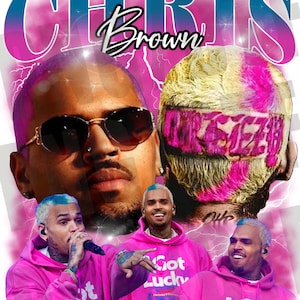 Chemise Chris Brown, chemise rose Chris Brown, image image Chris Brown, toile