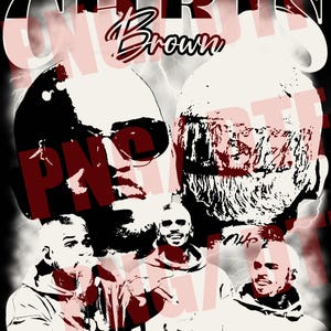 Chemise Chris Brown tout blanche, chemise Chris Brown Chris Brown, png Chris Brown, vintage Chris Brown tout blanc