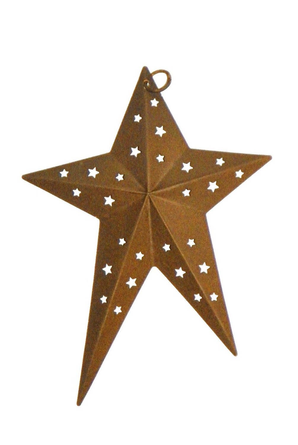 Rusty Star Designs Metal Rusty Stars, Set of 6, 6 Inch Rust Finished Metal Primitive Star ...