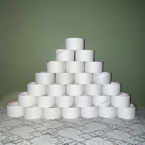 Cardboard Tape Rolls, 110 or 54 Rolls 3 3/16&quot; Wide by 1 7/8&quot; High Cardboard Tube, Recycled FREE SHIPPING