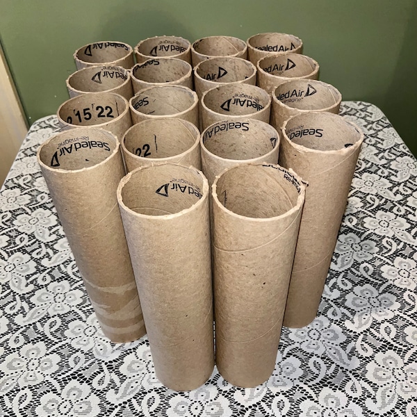 Cardboard Rolls Heavy Duty 12" High by by 3 3/16" Wide Cardboard Tube, YOUR Choice of Quantity with FREE SHIPPING