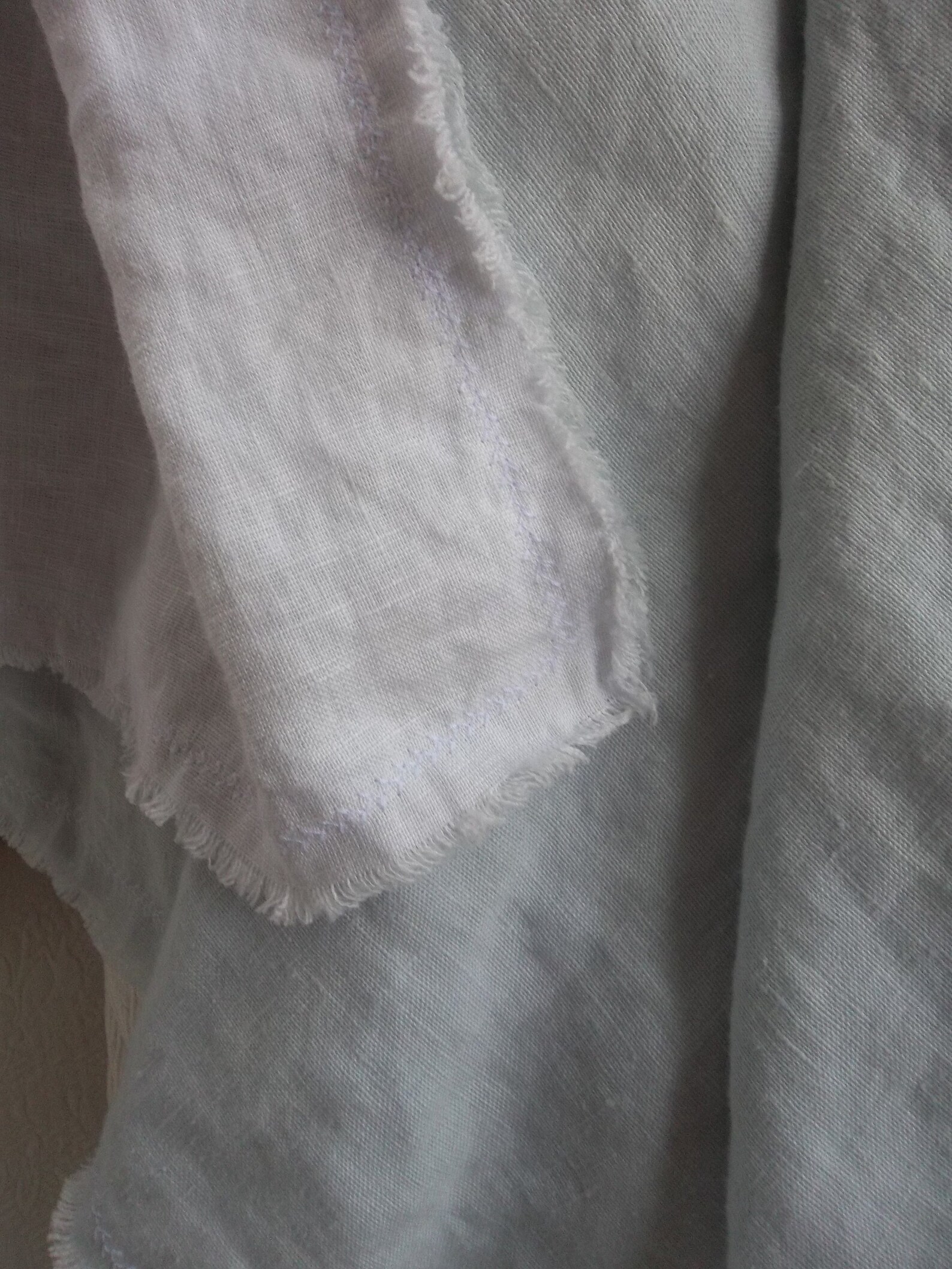 Layered Linen Throw Linen Bed Scarf Linen Blanket in Etsy