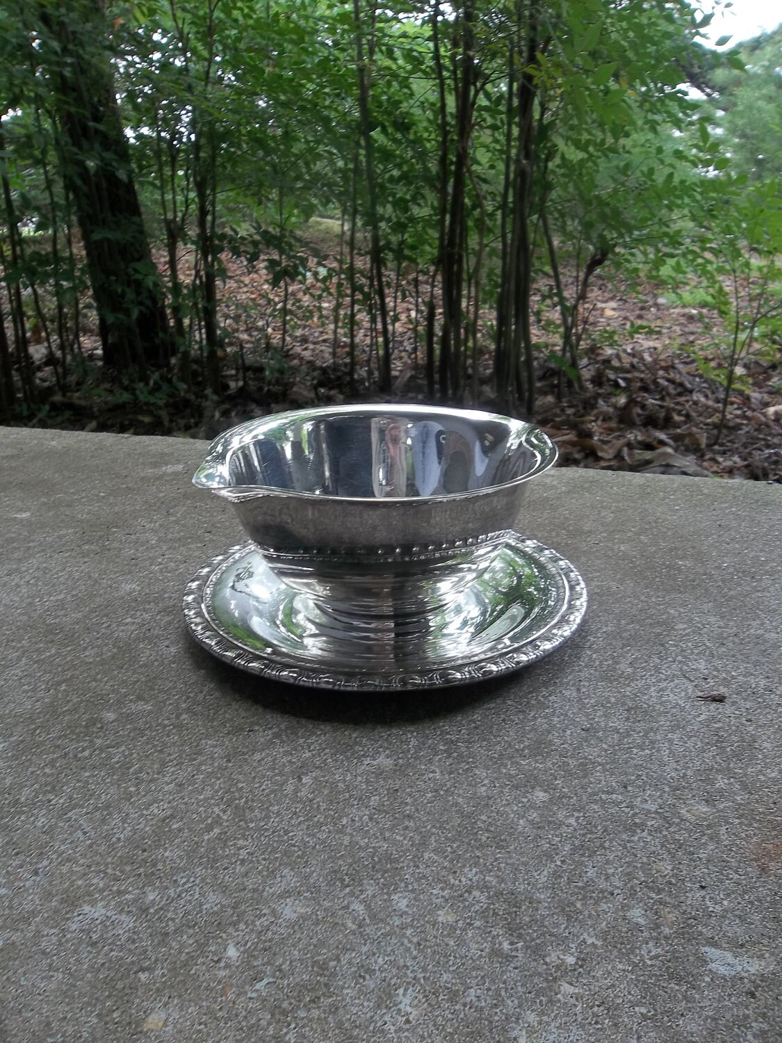 Vintage Silver Plate Gravy Bowl Silver Serving Bowl Planter Etsy UK