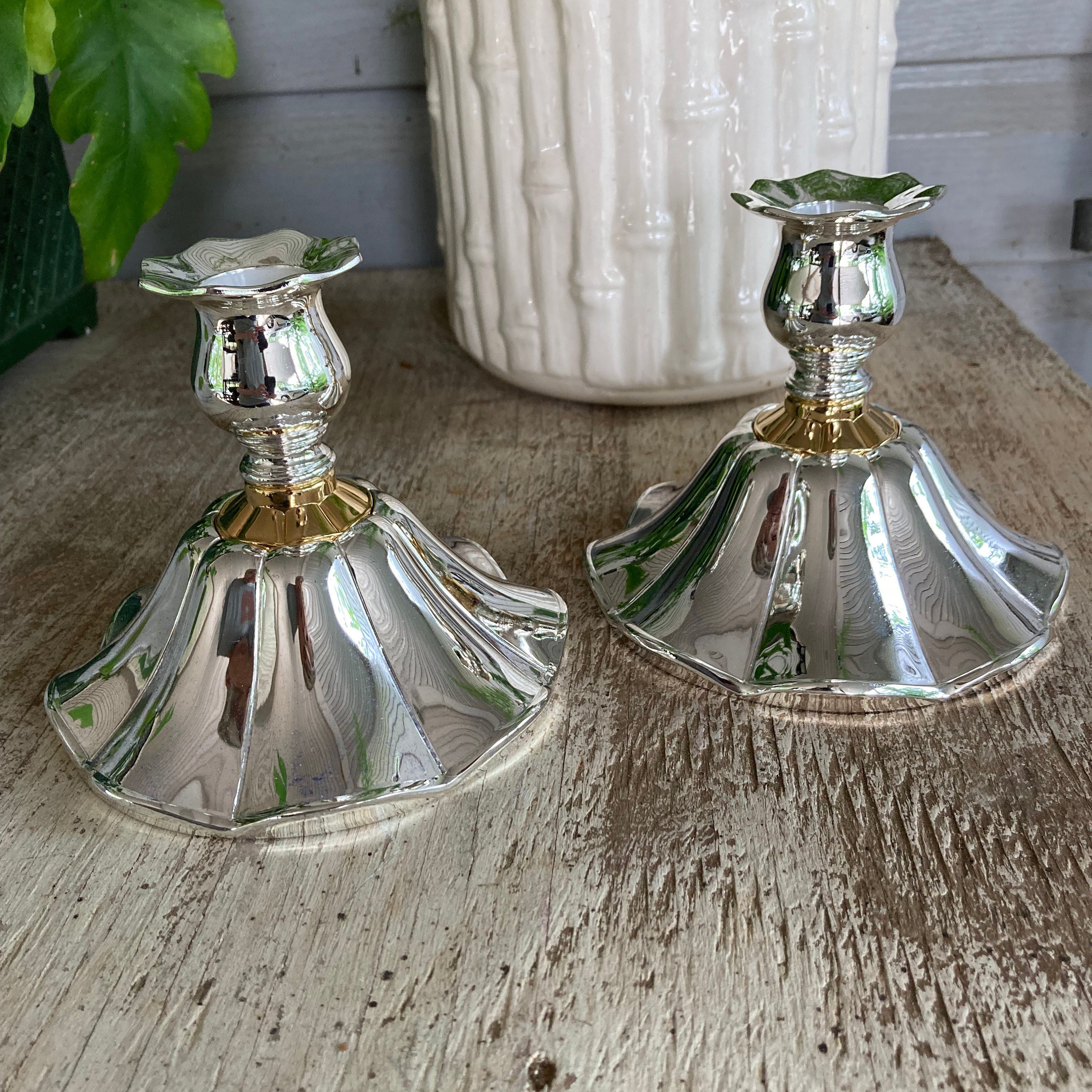Oneida Silver Candlesticks - Etsy Oneida Silver Candlesticks - Etsy