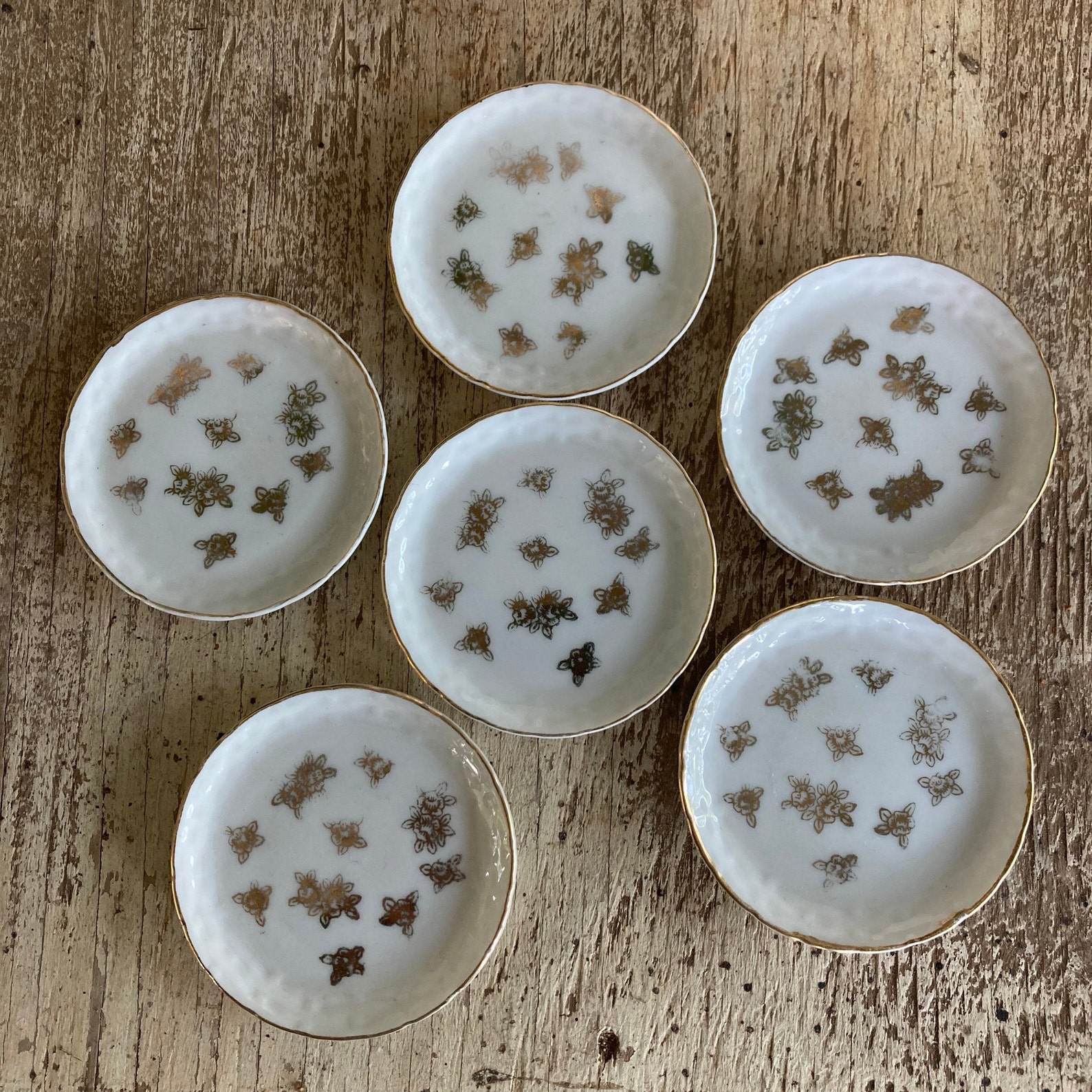 Vintage Butter Pats Individual Butter Dishes Butter Pat Etsy