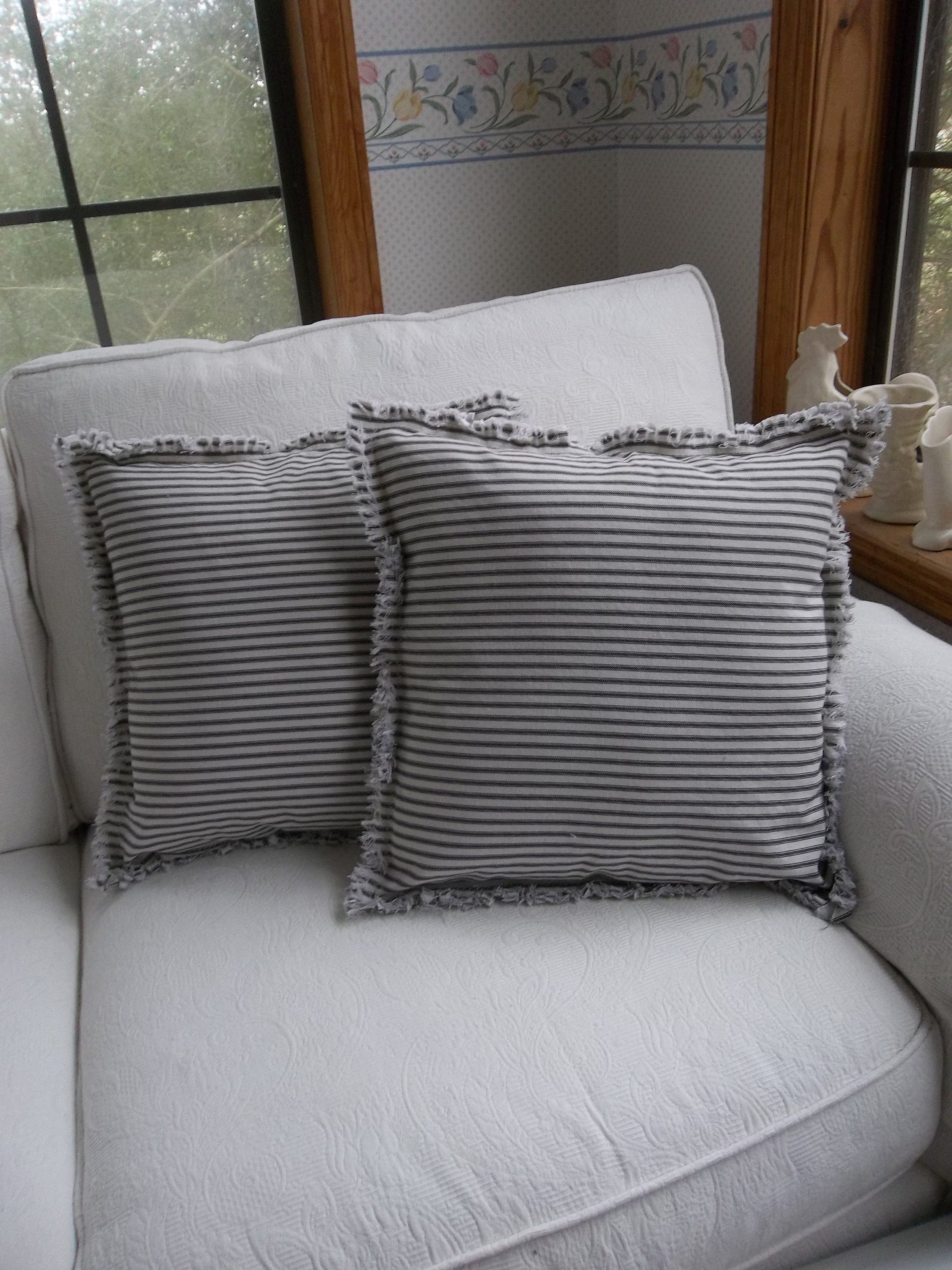 pillow ticking covers