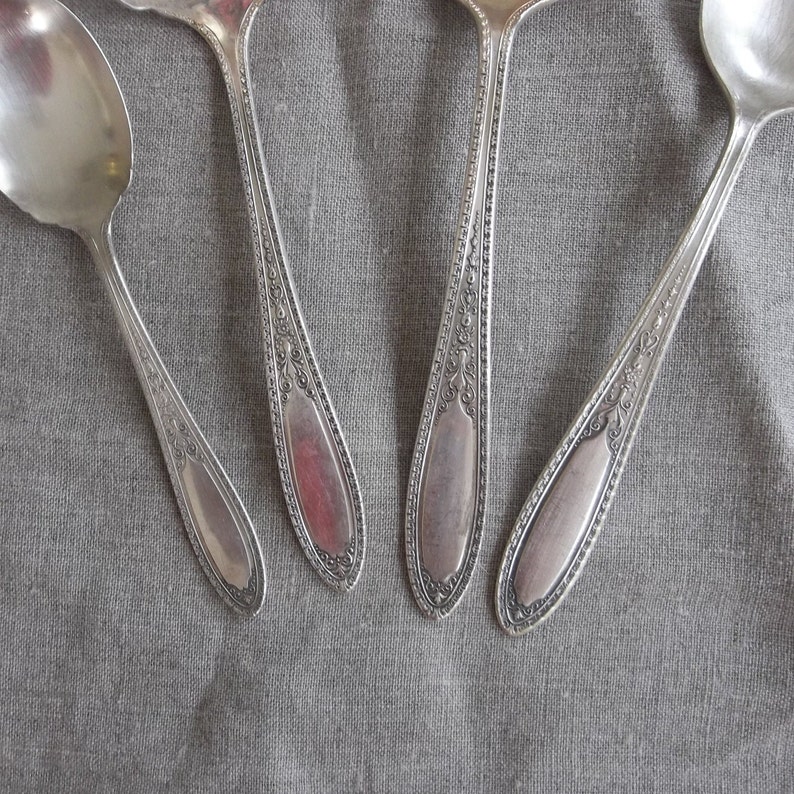 Silver Plate Serving Set Silver Ladle Serving Spoons Sugar Etsy
