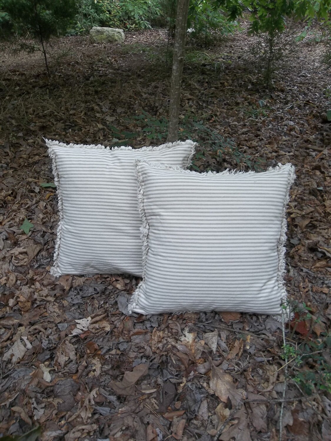 CUSTOM Ticking Pillows Decorative Pillows Ticking Pillow Shams Etsy