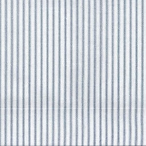 Ticking Stripe Pillows Covers - Striped Pillow Shams - Custom Sizes and Colors - Frayed Edge - Handmade Navy Ticking