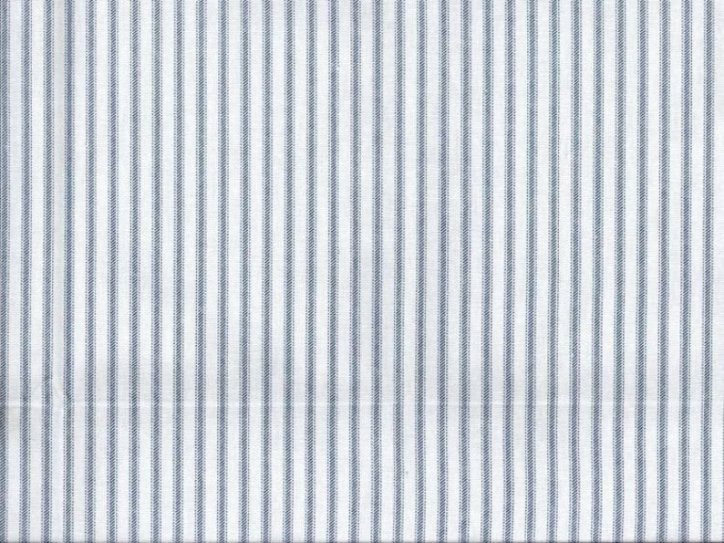 Ticking Stripe Pillows Covers - Striped Pillow Shams - Custom Sizes and Colors - Frayed Edge - Handmade Navy Ticking